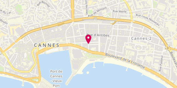 Plan de MICHOU Georges, 15 Rue des Belges, 06400 Cannes