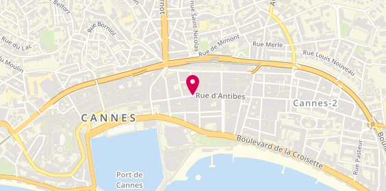 Plan de BENTORCHA Alexandre, 36 Rue d'Antibes, 06400 Cannes