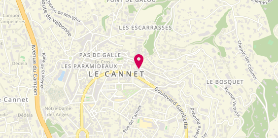 Plan de Gouin GUIGNARD Chantal, 119 Rue Saint Sauveur, 06110 Le Cannet