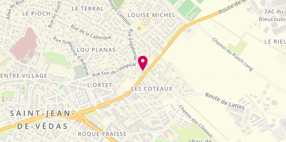 Plan de REY Alice, 21 Route de Montpellier, 34430 Saint-Jean-de-Védas
