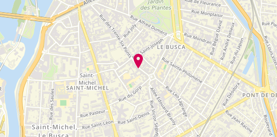 Plan de Hélène Touzet, 86 Rue Trente 6 Ponts, 31000 Toulouse