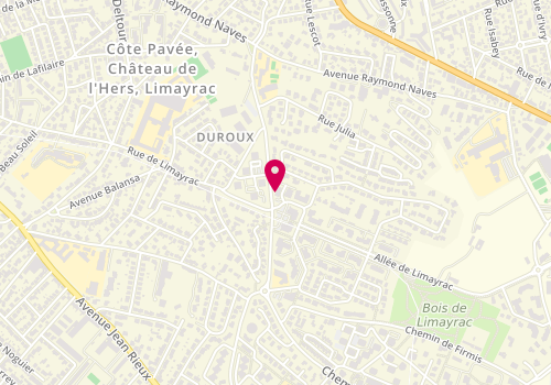 Plan de SIMORRE Nathalie, Centre Médical Val de Limayrac
1 impasse des Pontils, 31500 Toulouse