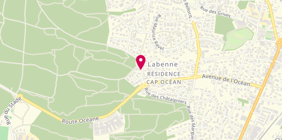 Plan de ATHANE Claire, Route de l'Estelle Labenne, 40530 Labenne