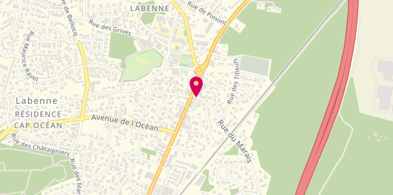 Plan de DURIEZ Laetitia, 2 Rue Marais, 40530 Labenne