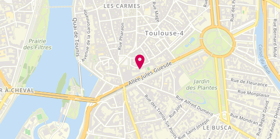 Plan de Clémence Roche - Psychologue, 14 Rue des Fleurs, 31000 Toulouse