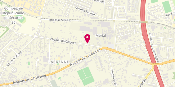 Plan de EIBER Renate, 16 Chemin du Calquet, 31100 Toulouse