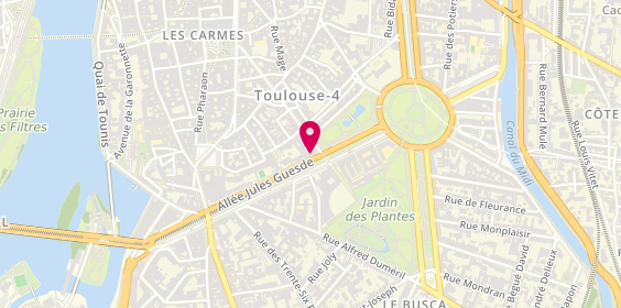 Plan de GALINON Françoise, 32 Allée Jules Guesde, 31000 Toulouse