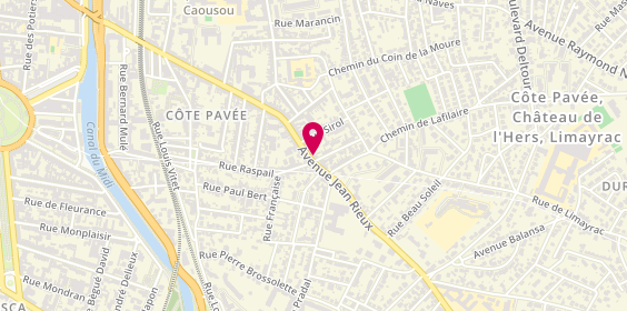Plan de RENARD Florence, 111 avenue Jean Rieux, 31500 Toulouse