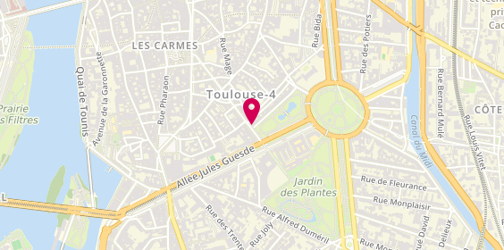 Plan de JORDA Sophie, 35 Rue Ozenne, 31000 Toulouse
