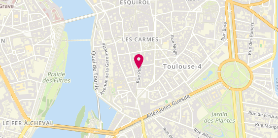 Plan de Elodie PARROT Psychologue, 21 Rue Pharaon, 31000 Toulouse
