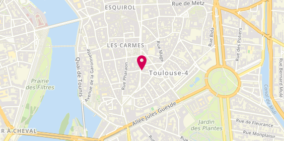 Plan de PUGET Anne Marie, 26 Rue du Languedoc, 31000 Toulouse