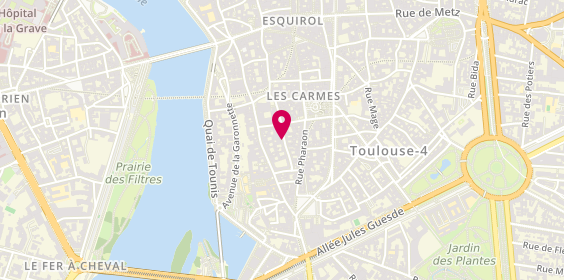 Plan de BOYER Annie, 15 Rue Saint Rémésy, 31000 Toulouse
