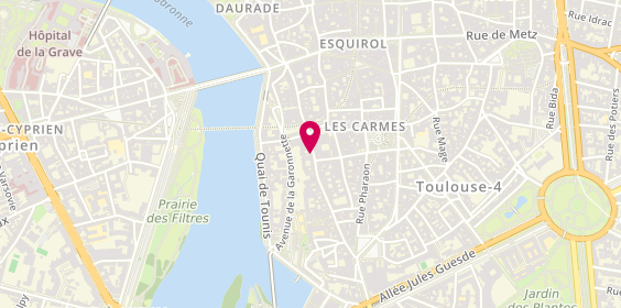 Plan de Alexandra FORTUGNO | Psychologue et Psychothérapeute | Toulouse Carmes, 27 Rue de la Dalbade, 31000 Toulouse