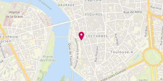 Plan de Isabelle Saint Geours, 37 Rue de la Dalbade, 31000 Toulouse