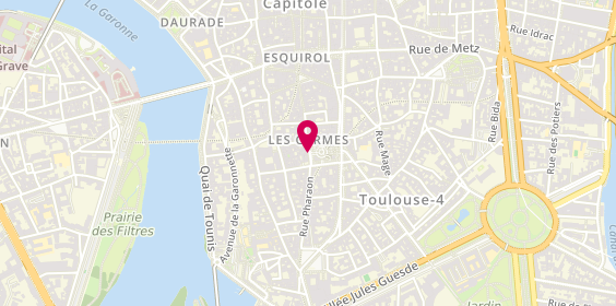 Plan de AURIA Sophie, 8 Place Carmes, 31000 Toulouse