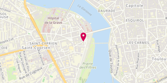 Plan de Cécile MANSET - Psychologue interculturelle, 9 Rue de la Laque, 31300 Toulouse