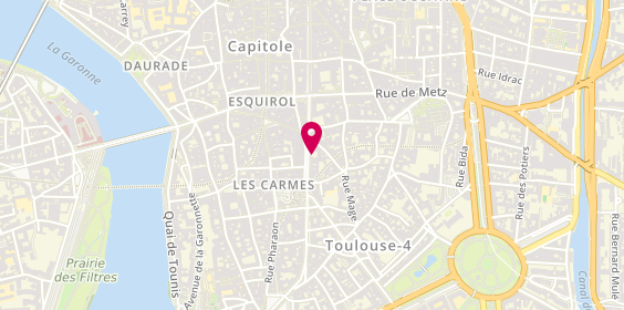 Plan de GAJATE Ariane, 46 Rue du Languedoc, 31000 Toulouse