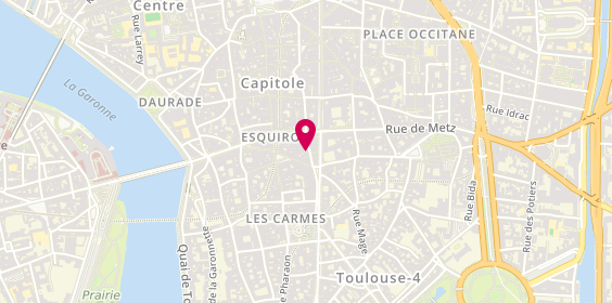 Plan de Caroline Benitez Psychologue, 11 Rue des Tourneurs 2ème Étage, 31000 Toulouse