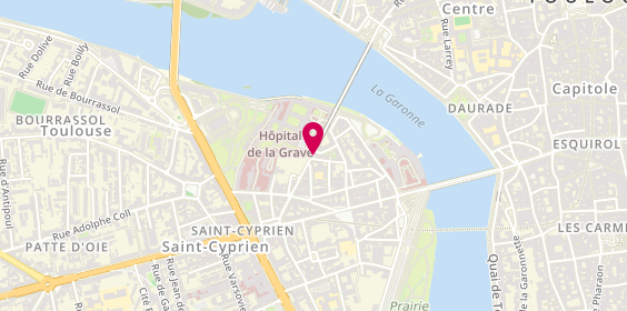 Plan de COLONNA Christelle, 21 Rue du Pont Saint Pierre, 31300 Toulouse