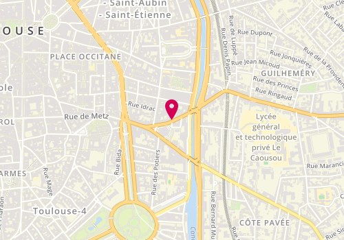 Plan de BOUSQUET Jean, 13 Place Dupuy, 31000 Toulouse