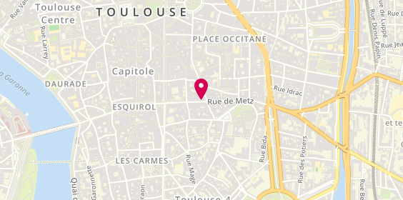 Plan de BESSON Dina, 29 Rue Metz, 31000 Toulouse