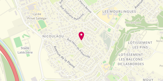 Plan de CHAMPREDONDE Jacqueline, Pays Francophones
8 Rue Antoine Laporte, 31130 Balma