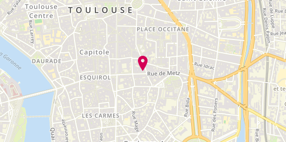Plan de Dina BESSON - Psychologue & psychanalyste à Toulouse, 29 Rue de Metz, 31000 Toulouse