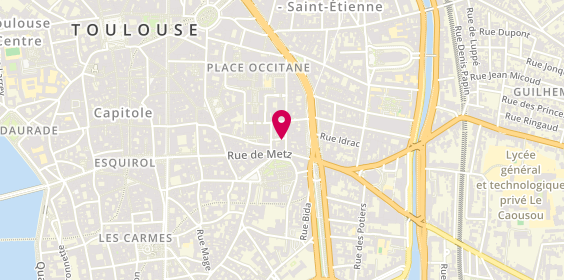 Plan de Morgane SAINT-JEAN Fernandez - Psychologue, 7 Rue du Rem Saint-Etienne, 31000 Toulouse