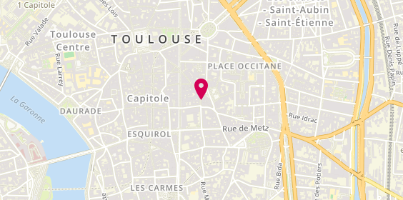 Plan de MAURS Caroline, 28 Rue des Arts, 31000 Toulouse