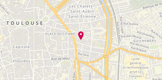 Plan de Ghizlane ARAB - Psychologue - EMDR - Thérapies brèves, 7 Rue Caraman, 31000 Toulouse