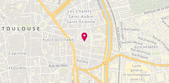Plan de Alice Modavi Cros, 42 Rue Aubuisson, 31000 Toulouse