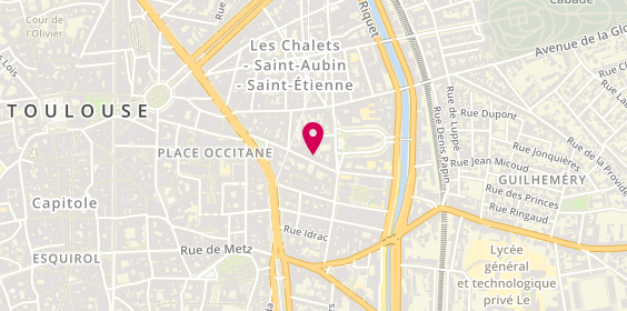 Plan de DELBOS Frédéric, 42 Rue d'Aubuisson, 31000 Toulouse