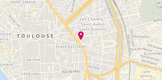 Plan de Jeanne Houssemaine NUGIER, 34 Boulevard Lazare Carnot, 31000 Toulouse