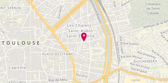 Plan de BOUSQUET Benjamin, 46 Rue de la Colombette, 31000 Toulouse