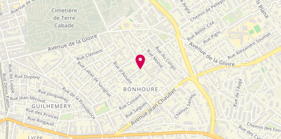 Plan de GRANET Fanette, 16 Rue Antoine Courthieu, 31500 Toulouse