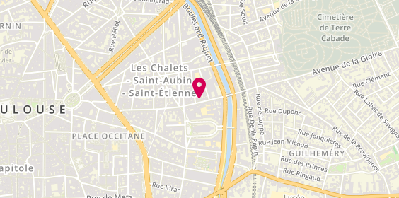 Plan de Céline FAUCON - Psychologue Toulouse centre - Thérapeute, 68 Rue de la Colombette, 31000 Toulouse