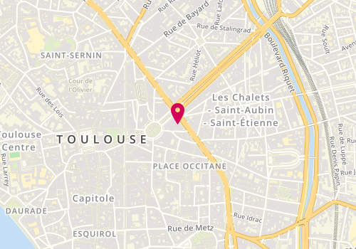 Plan de PATEL Yasmine, 81 Boulevard Lazare Carnot, 31000 Toulouse