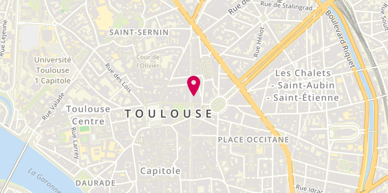 Plan de Maud BERTONNEAU Psychologue Psychothérapeute Toulouse, 32 Rue d'Alsace Lorraine, 31000 Toulouse