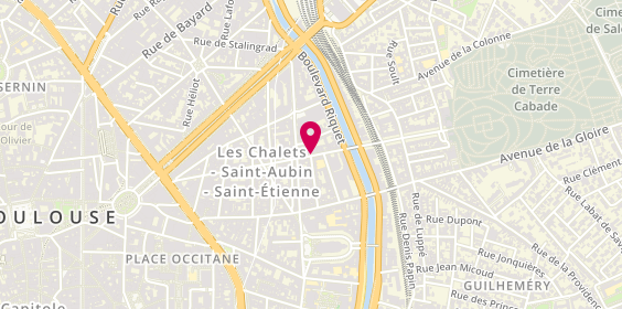 Plan de BONNEVILLE Aurélie, 33 Rue Gabriel Péri, 31000 Toulouse