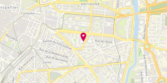 Plan de BELOTTI Fabienne, 494 Rue Léon Blum, 34000 Montpellier