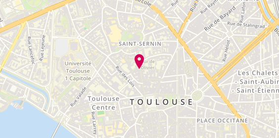 Plan de VELUT Nicolas, 55 Rue du Taur, 31000 Toulouse