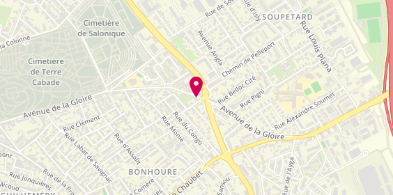 Plan de FAURY Robert, 160 avenue de la Gloire, 31500 Toulouse