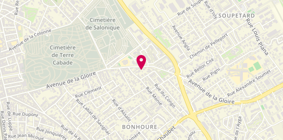 Plan de RIVIERE Jérôme, 134 avenue de la Gloire, 31500 Toulouse