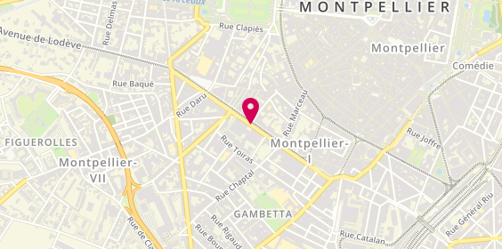 Plan de FRUITET Michel, Cabinet du Dr Michel Fruitet
30 Ter Cours Gambetta, 34000 Montpellier