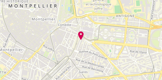 Plan de PASSERIEUX Dorothée, 24 Rue Cité Benoit, 34000 Montpellier