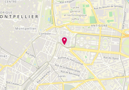 Plan de GOURIN Antoine, Tour du Polygone 1 Er Ét 265 Avenue Etats du Languedoc, 34000 Montpellier
