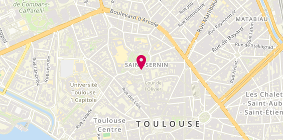 Plan de JOVER Gérard, 64 Rue du Taur, 31000 Toulouse
