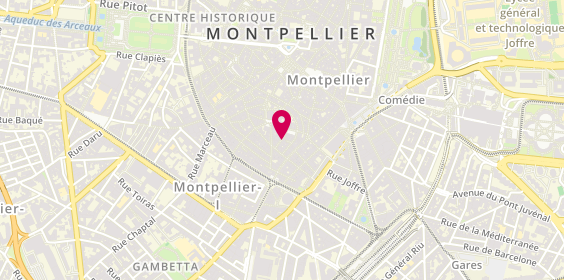 Plan de Jasmine MEMMI - Psychologue Somatothérapeute, 11 Rue Jules Latreilhe Étage 2, 34000 Montpellier
