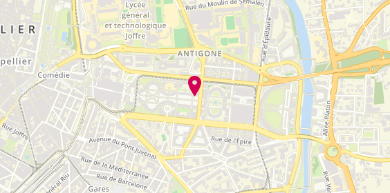 Plan de BRAC DE LA PERRIERE Caroline, Antigone Appt 74 47 Place Millénaire, 34000 Montpellier