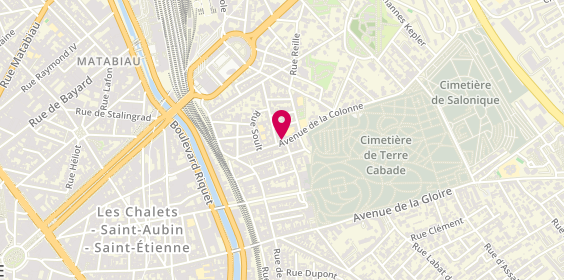 Plan de Valentine CHAIX - Psychologue Clinicienne, 28 avenue de la Colonne, 31500 Toulouse